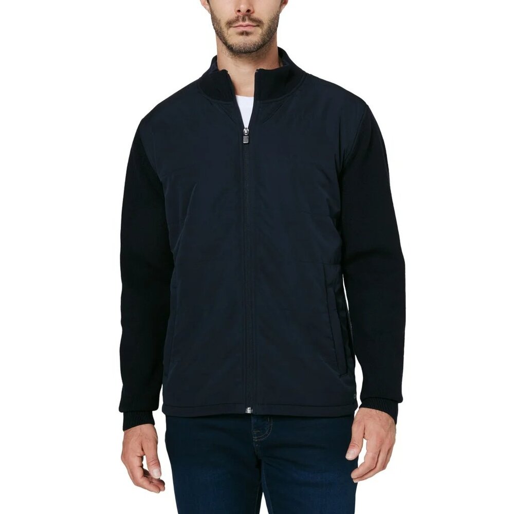 Infinity Men's Mixed Media Jacket - Picture 2 of 13